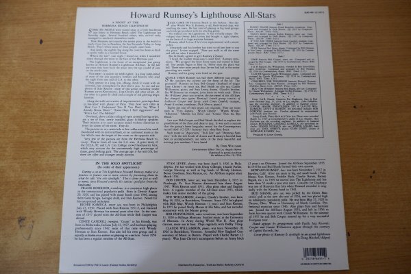 U3-068＜LP/US盤/美品＞Howard Rumsey's Lighthouse All-Stars / In The Solo Spotlight!_画像2