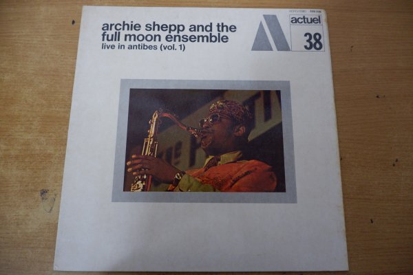 U3-199＜LP/仏盤/美盤＞Archie Shepp And The Full Moon Ensemble / Live In Antibes (Vol. 1)の画像1