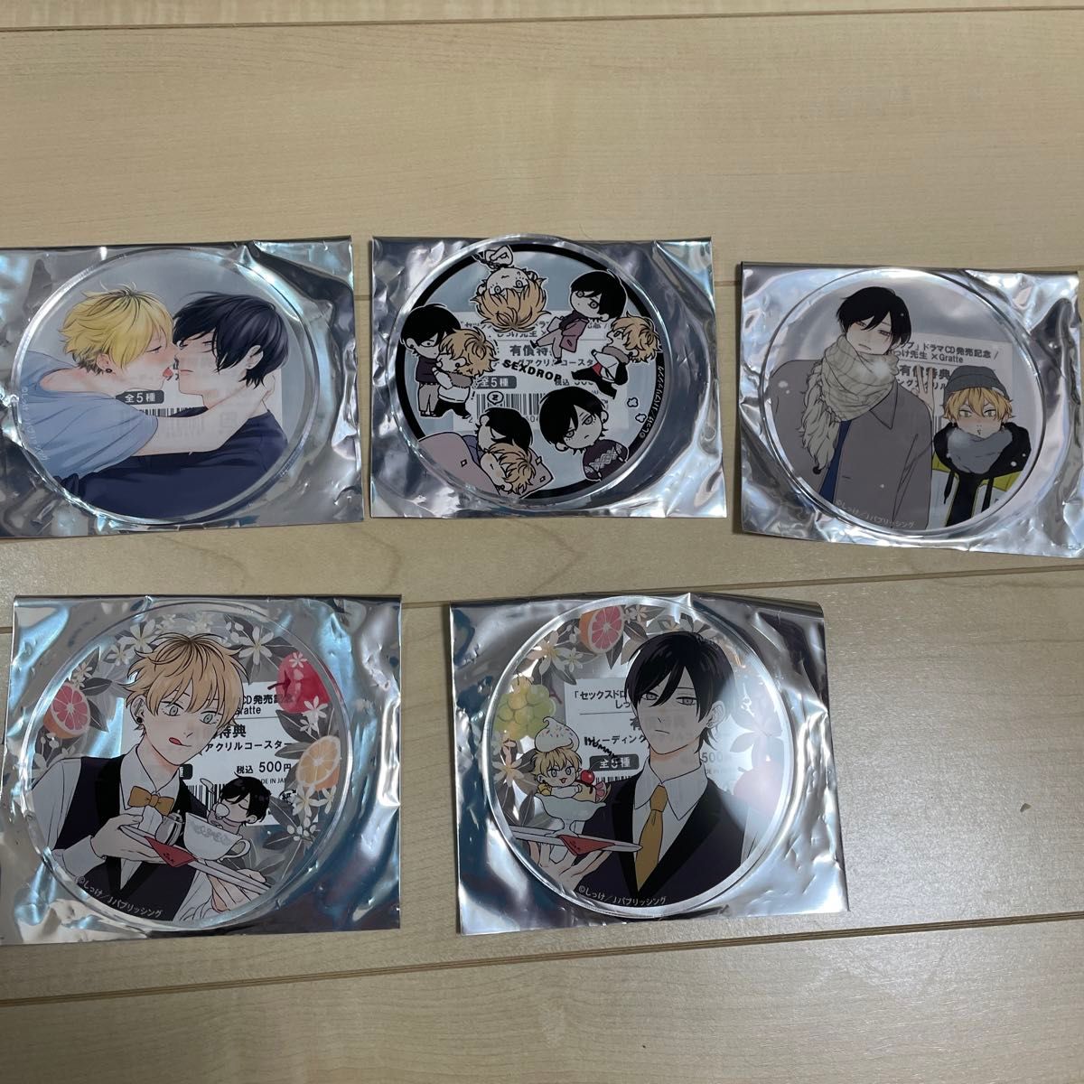 しゅがーぺろぺろ とろけて開いて グラッテ コミコミ アクリルコースター しゅがーぺろぺろ とろけて開いて グラッテ コミコミ アクリル
