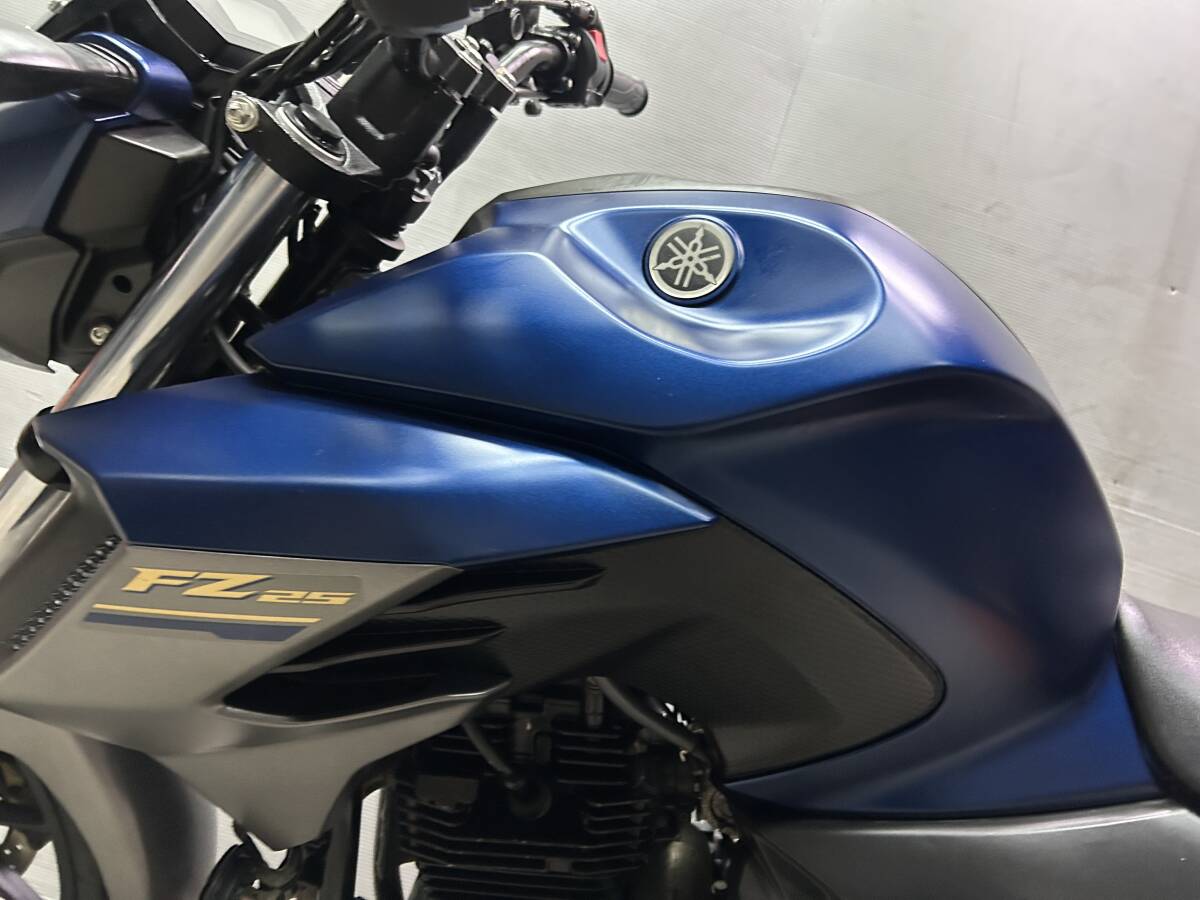 FZ２５ エンジン好調 ABSも良好 １円スタート売り切り（GSR GSX MT２５ ジクサー CBR Z フェザー）の画像8