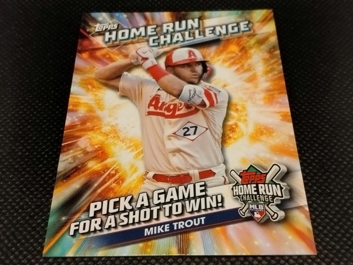  Mike * trout Home Ran Challenge [2024 TOPPS SERIES 1 HOME RUN CHALLENGE MIKE TROUT HRC-2] Los Angeles * Angel s