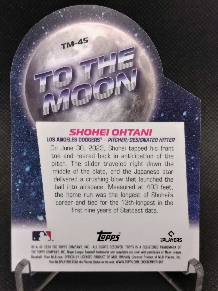 大谷翔平 【2024 TOPPS BIG LEAGUE BASEBALL TO THE MOON SHOHEI OHTANI TM-45】 ロサンゼルス・ドジャースの画像2