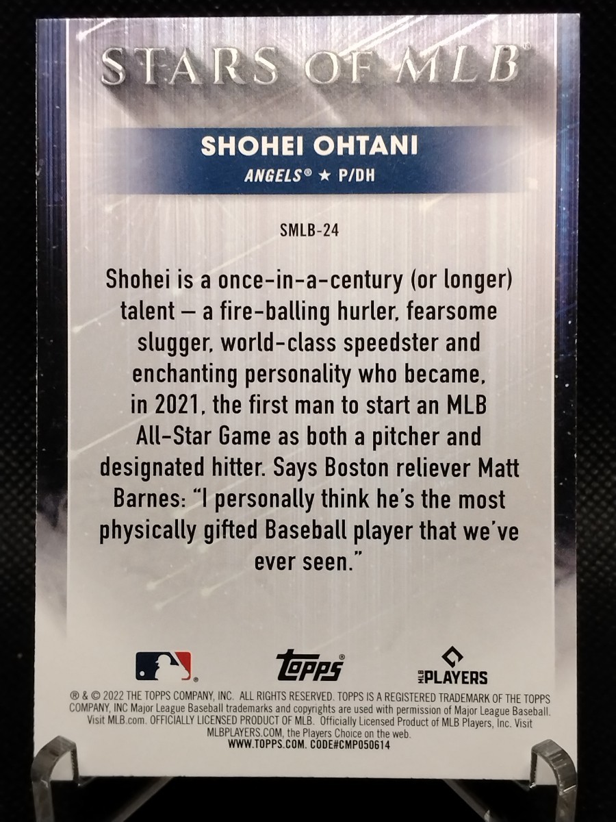 大谷翔平 2022 TOPPS 4枚組 【2022 TOPPS SERIES 1 STARS OF MLB SHOHEI OHTANI SMLB-24】 ほか3枚 エンジェルス ドジャースの画像3