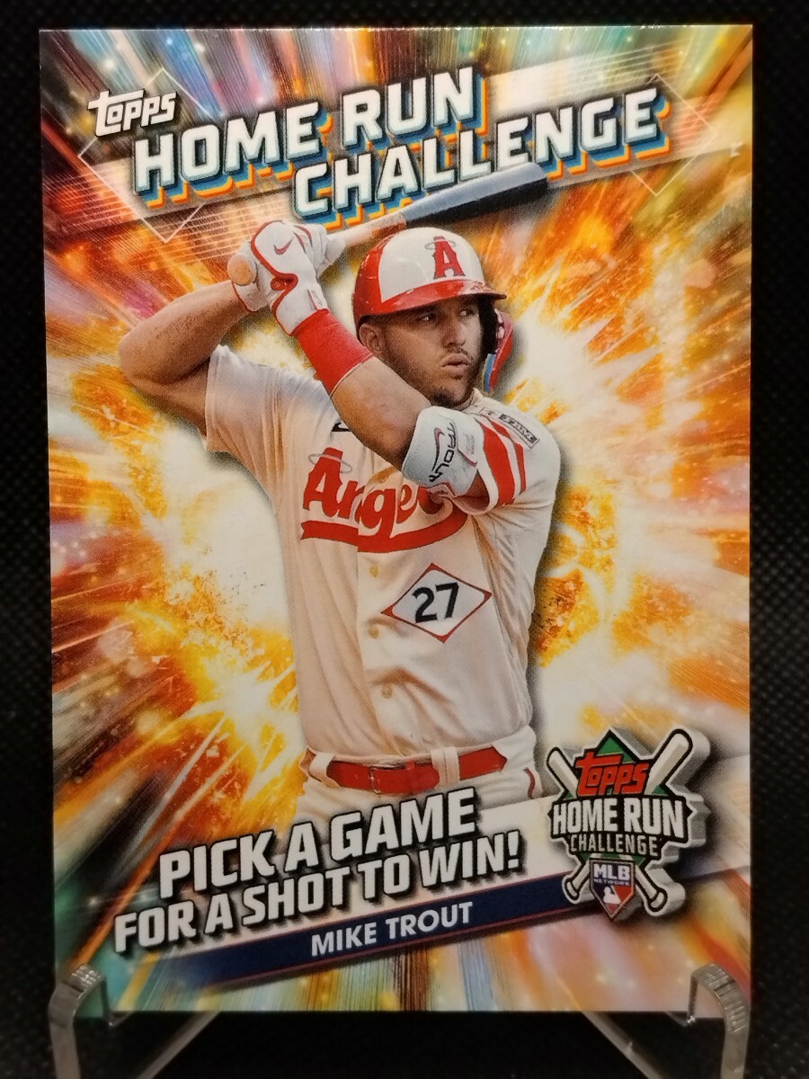  Mike * trout Home Ran Challenge [2024 TOPPS SERIES 1 HOME RUN CHALLENGE MIKE TROUT HRC-2] Los Angeles * Angel s