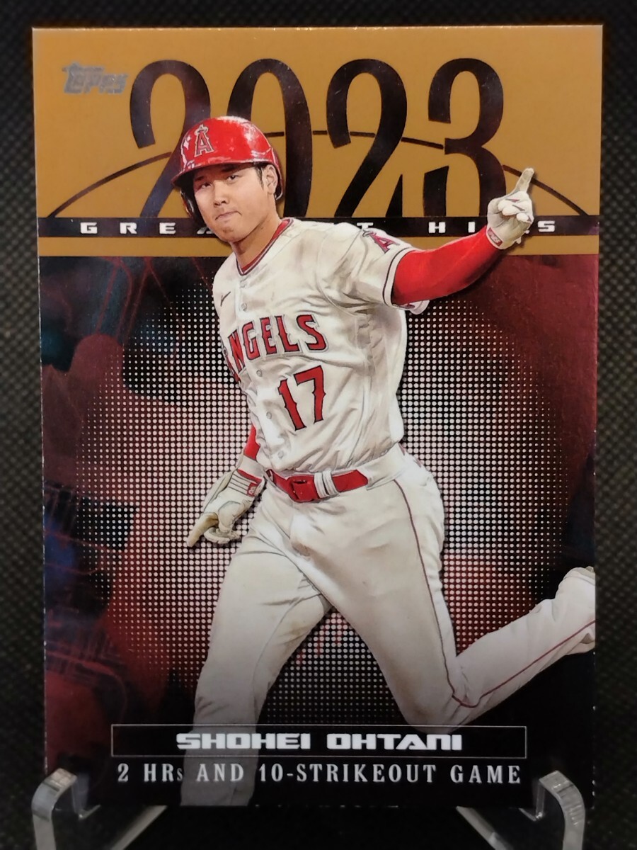 大谷翔平 75枚限定 ゴールド【2024 TOPPS SERIES 1 2023 GREATEST HITS SHOHEI OHTANI 23GH-13 GOLD PARALLEL】 エンジェルス ドジャース_画像1