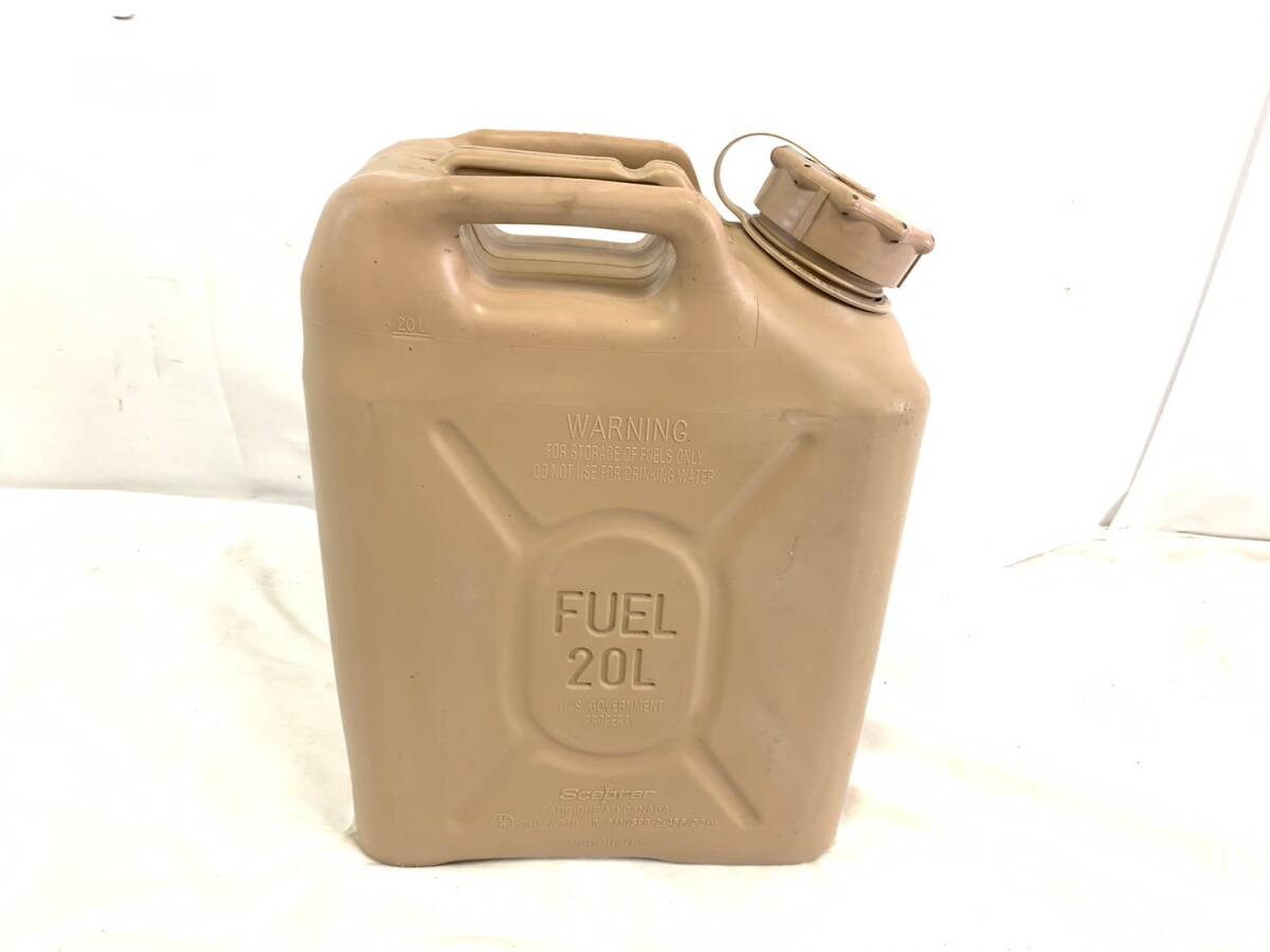 【米軍放出品】☆未使用品 フューエルタンク 燃料タンク ジェリカン 5GAL 20L ポリタンク キャンプ アウトドア (120) ☆XD2PK-5#24_画像4