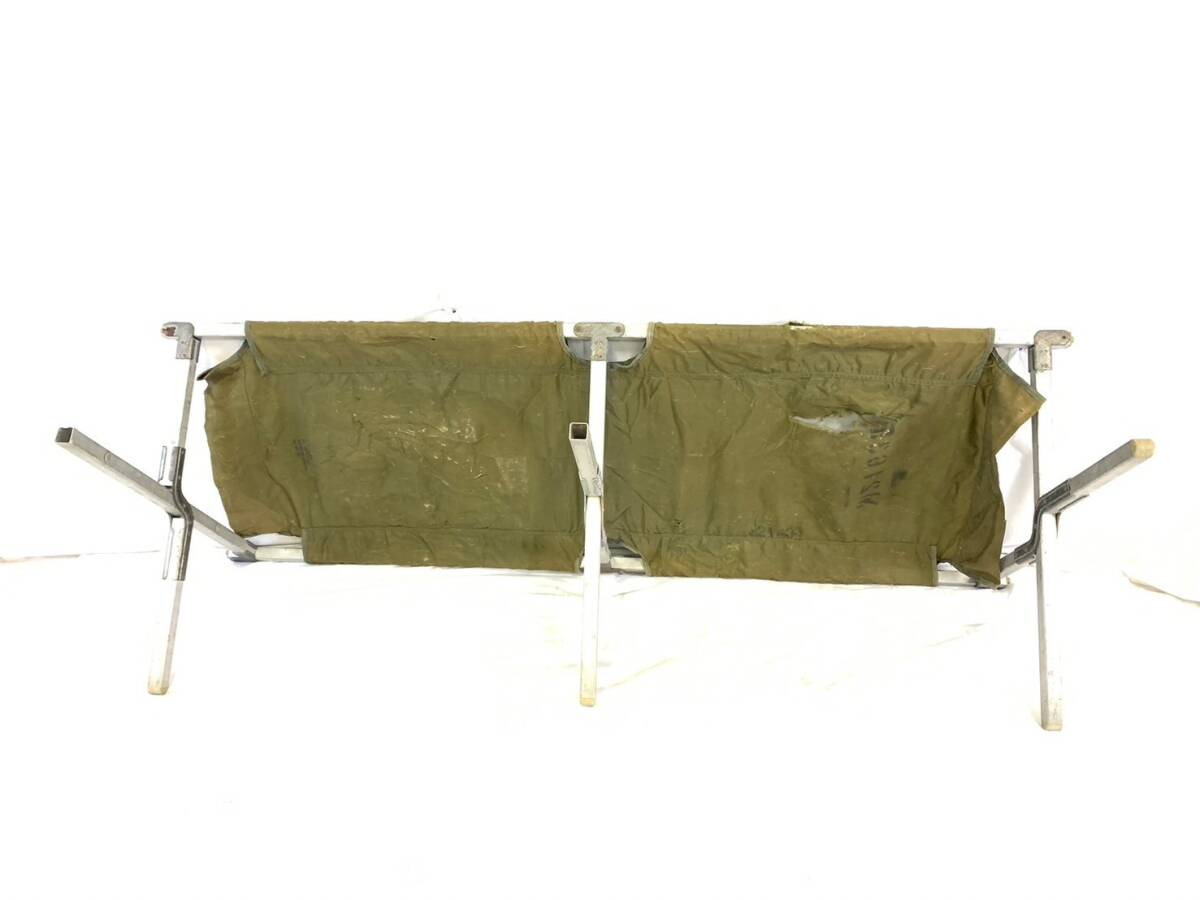米軍放出品 コット フォールディングベッド 折りたたみベッド キャンプ アウトドア 野戦アルミベッド ミリタリー サバゲー(140)XD25MK#24の画像6