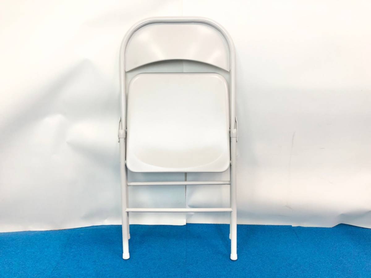 [ the US armed forces discharge goods ]* unused MECO folding chair 4 legs set office mi-tin glue m Mid-century conference room Setagaya base (180)*CD27I
