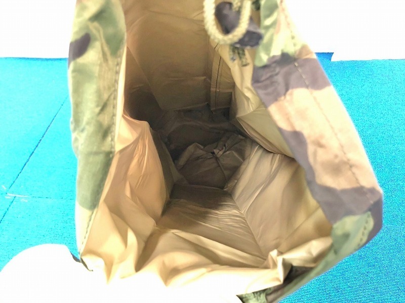 【米軍放出品】未使用品 迷彩バッグ ナイロンバッグ 収納バッグ 直径20cm×高さ60cm (ネコポス) ☆CD6Nの画像8