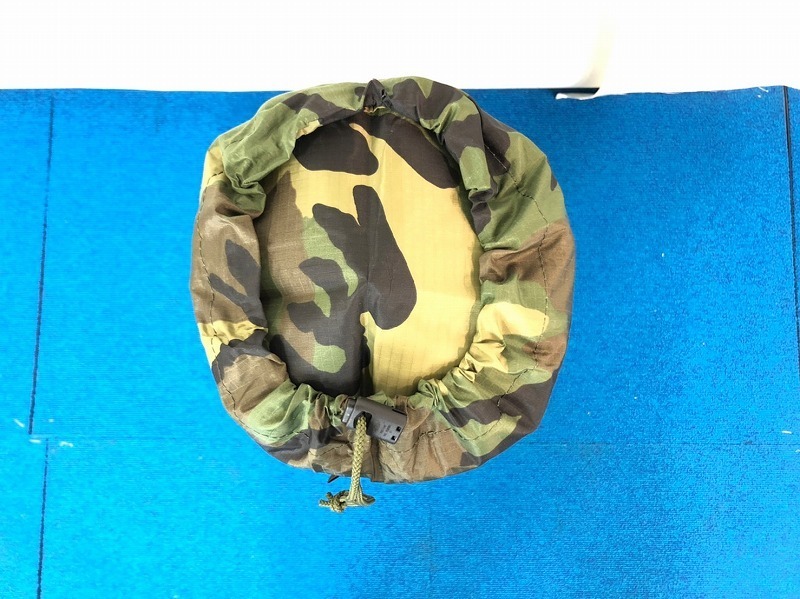 [ the US armed forces discharge goods ] unused goods camouflage bag nylon bag storage bag diameter 20cm× height 60cm ( cat pohs )*CD25E