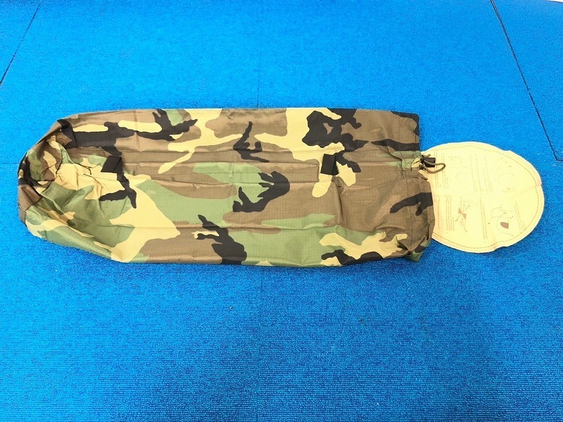 [ the US armed forces discharge goods ] unused goods camouflage bag nylon bag storage bag diameter 20cm× height 60cm ( cat pohs )*CD25E