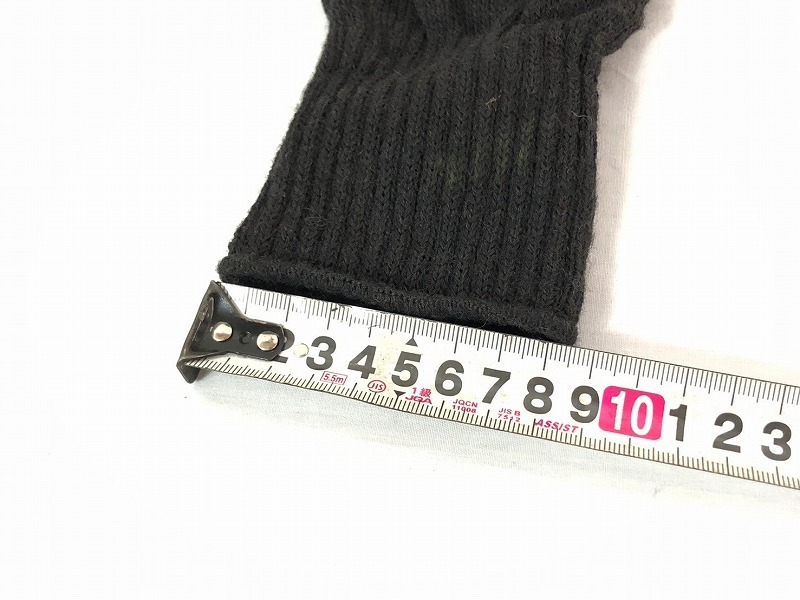 【米軍放出品】未使用品 手袋 グローブ XLサイズ 10組 ウール100% 寒冷地グローブ用インサート 黒/ブラック (60) ☆BD2BK-W#24の画像6