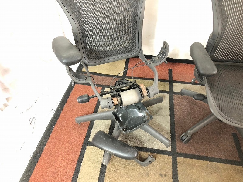 [ вооруженные силы США сброшенный товар ]HermanMiller/ Herman Miller Aaron стул 3 ножек снятие деталей офис стул стул с высокой спинкой (260×3) BD11GM-W#24
