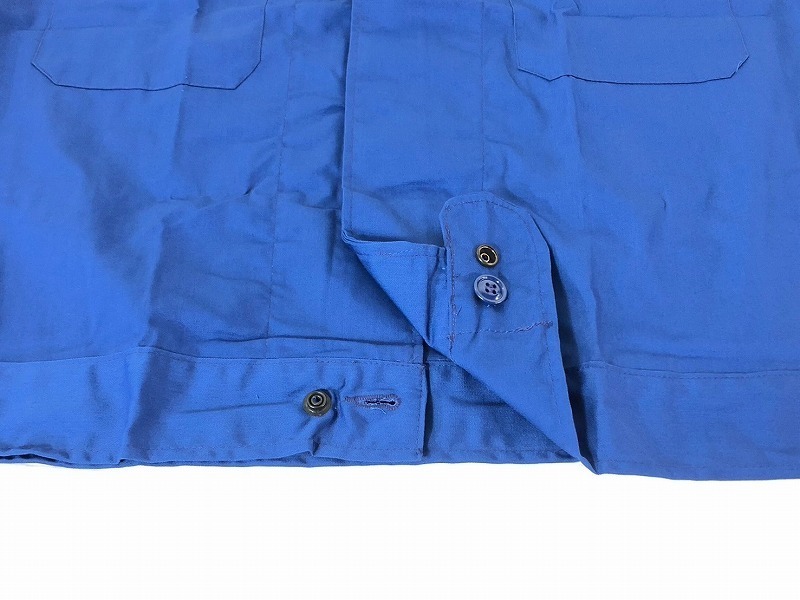 【米軍放出品】未使用品 半袖シャツ Lサイズ 20枚 ジャケット メンズ 青/ブルー (120)☆CD22Hの画像4