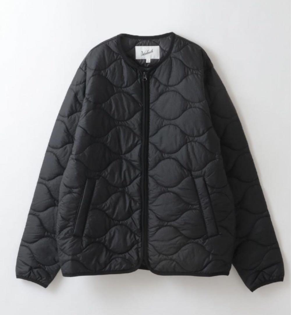[ ultimate beautiful goods ]WOOLRICH Woolrich PERTEX QUILTED CARDIGAN outdoor inner down cotton inside cardigan black black black cheap 
