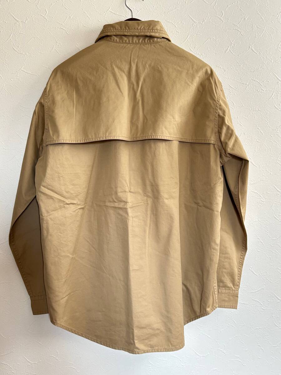 【未使用品】WOOLRICH ウールリッチ アウトドアシャツ スタックシャツ アウトドア カジュアル L ベージュ BEIGE 人気 格安 アメカジ_画像2