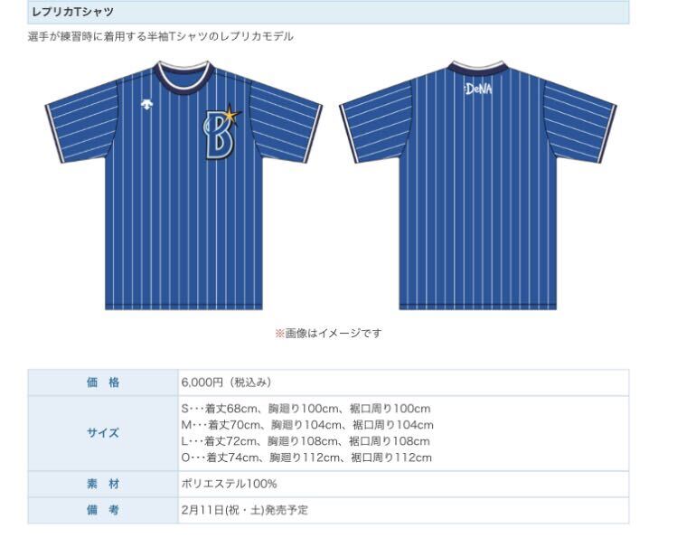 横浜DeNAベイスターズ 選手着用レプリカ Tシャツ Lサイズ デサントの画像7