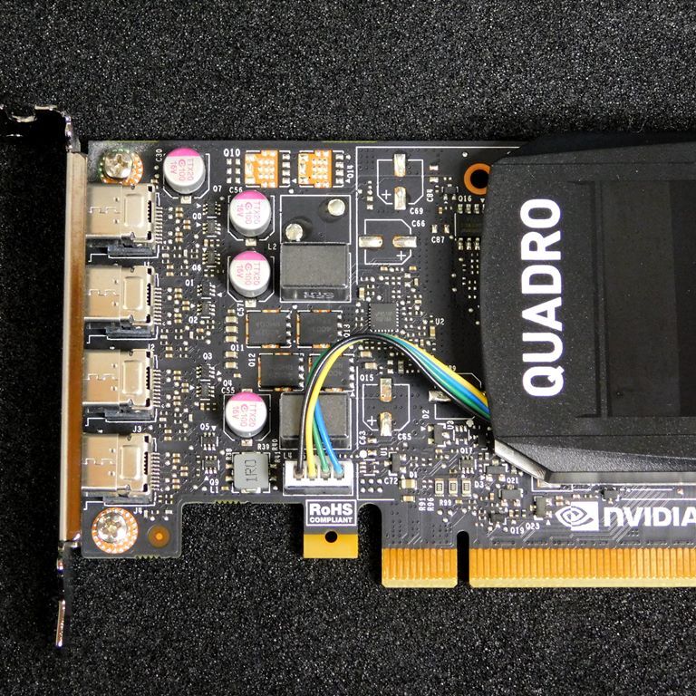 【NVIDIA Quadro P1000】 【4GB GDDR5】【Mini DisplayPort 1.4 x 4】【ロープロ ブラケット】【動作確認済】【宅急便60サイズ梱包】 の画像3