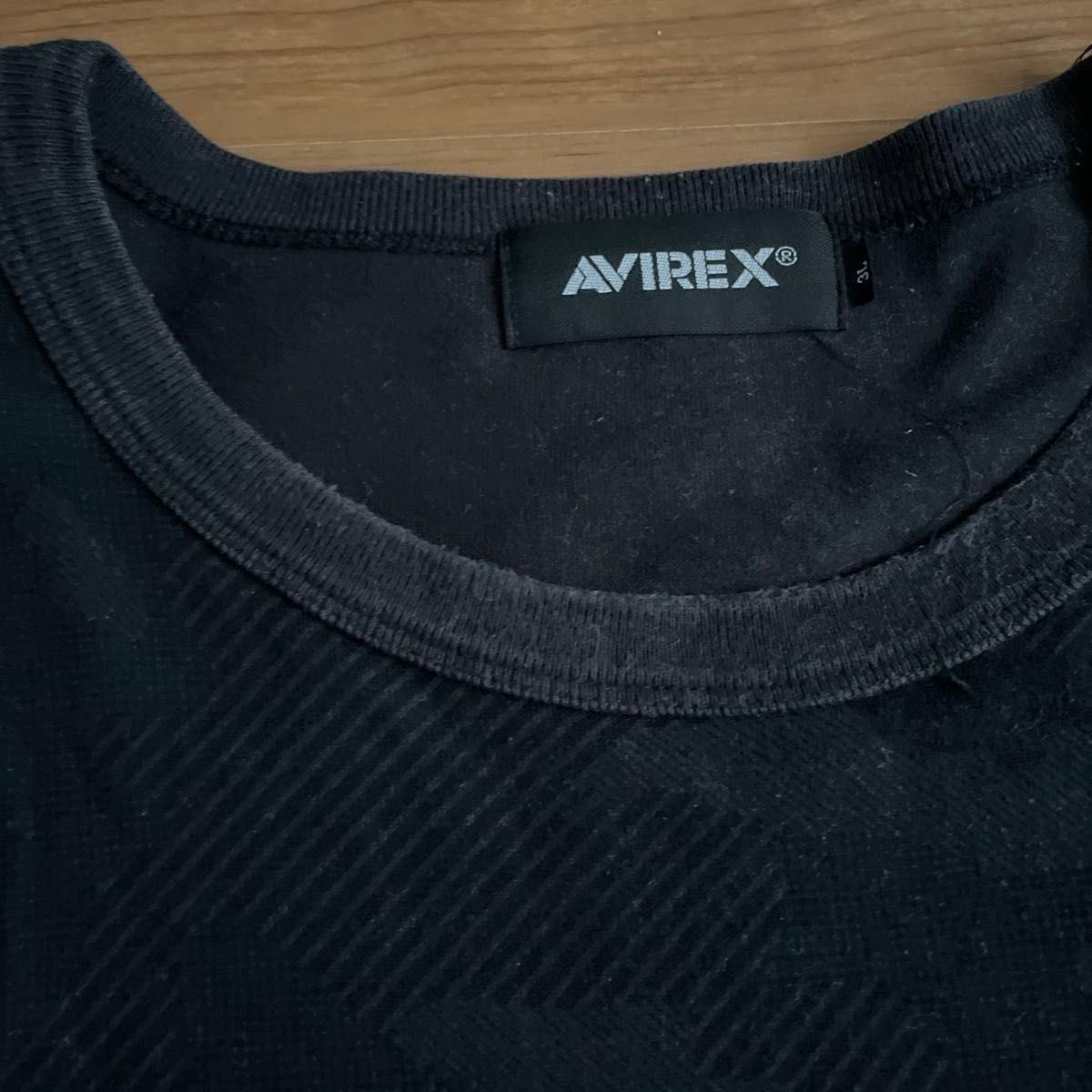 AVIREX メンズ３L ブラック Tシャツ