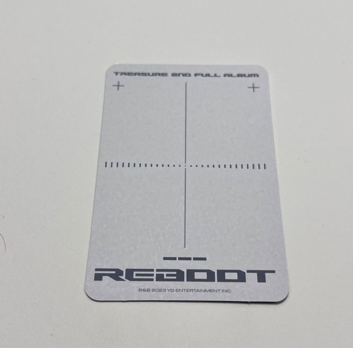 ジフン　トレカ　reboot tag limited 韓国盤