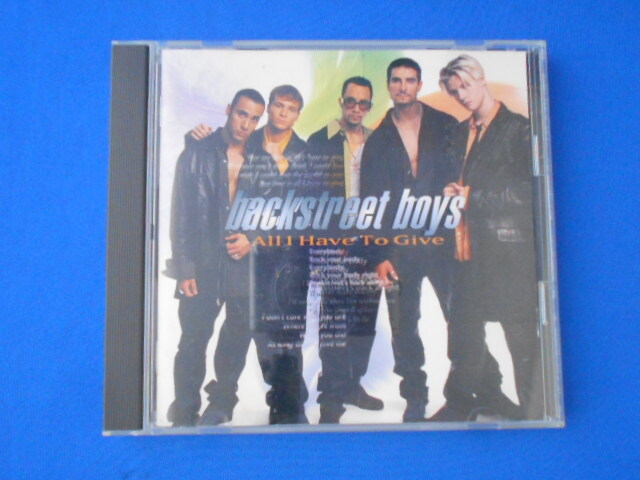 CD/backstreet boys バックストリート・ボーイズ/ALL Have To Give ベスト・ヒット1998/中古/cd21234_画像1
