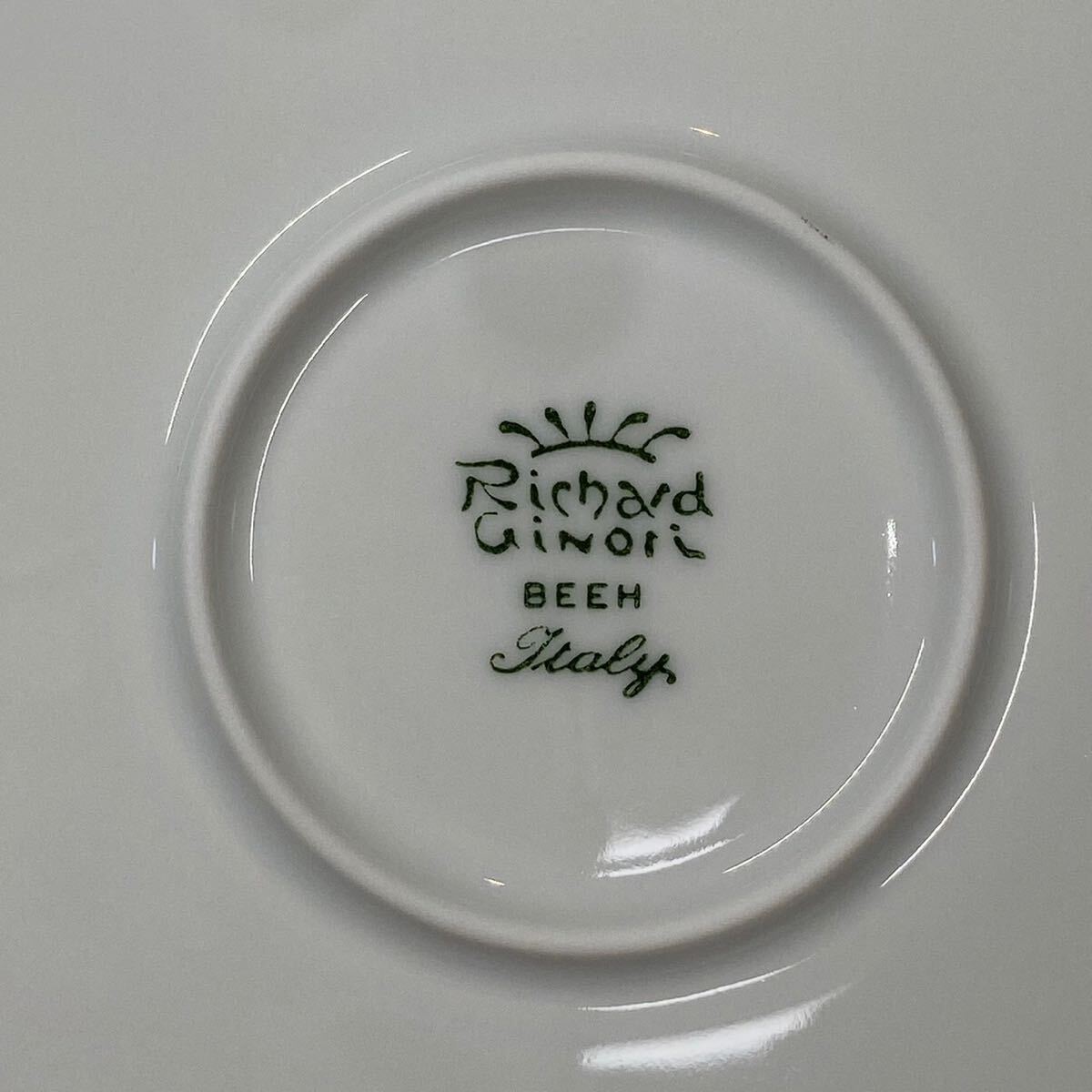 リチャードジノリ スクエアプレート ベッキオホワイト Richard Ginori 角皿 プレート 大皿 6枚 イタリア 白磁 白 食器 の画像5