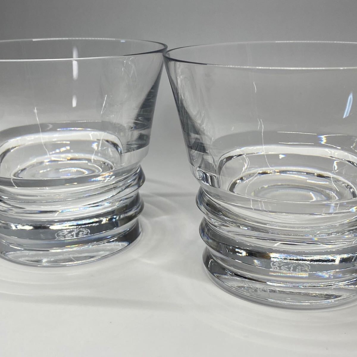 Baccarat バカラ VEGA ベガ ロックグラス 2個セット ペア クリスタルガラス ブランド食器_画像5