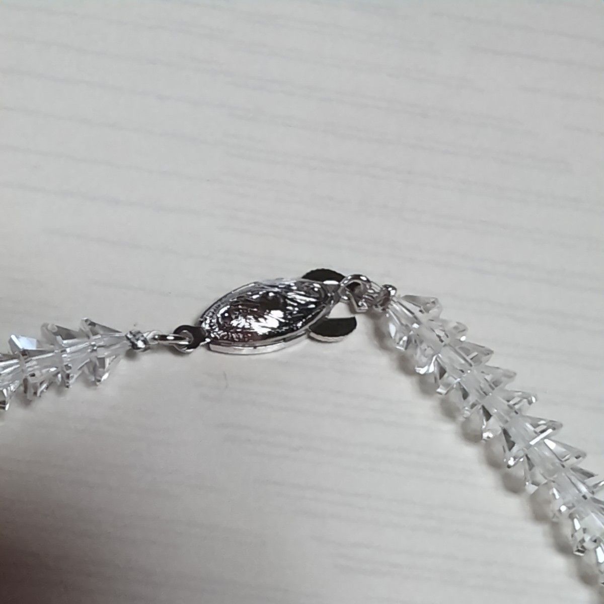 本水晶　ネックレスとイヤリング