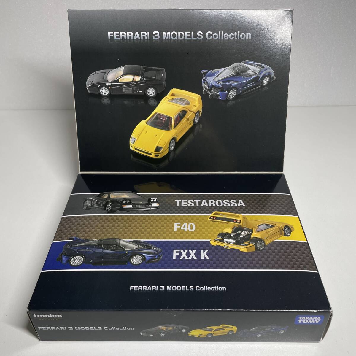 tomica PREMIUM FERRARI 3 MODELS Collection トミカプレミアム フェラーリ 3モデルズコレクション テスタロッサ F40 FXX K タカラトミーの画像4