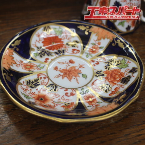 1900年頃 ロイヤルクラウンダービー Royal Crown Derby イギリス アンティーク 伊万里写し 手描き 辻堂店_画像8