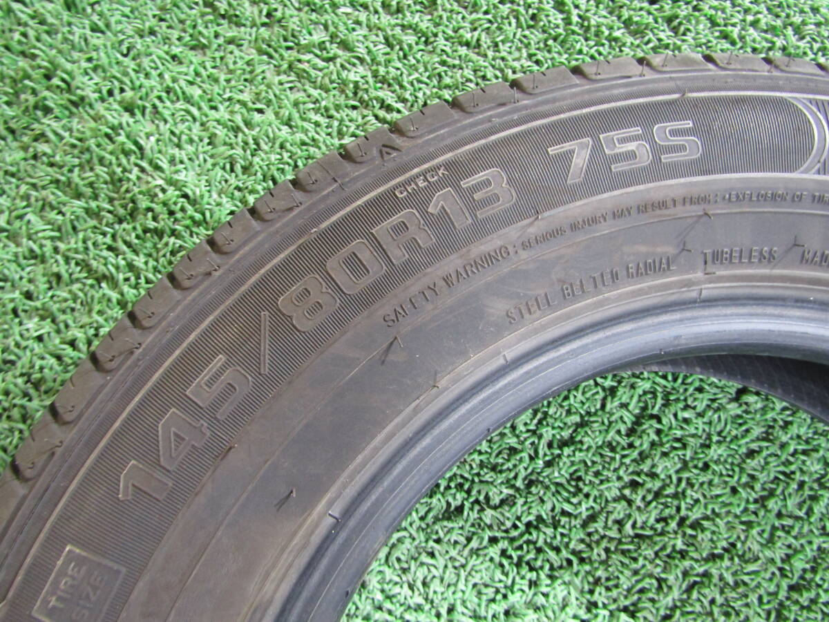 札幌発☆最落なし★溝有り!グッドイヤー GT-Eco Stage 145/80R13 4本 売切り_画像4