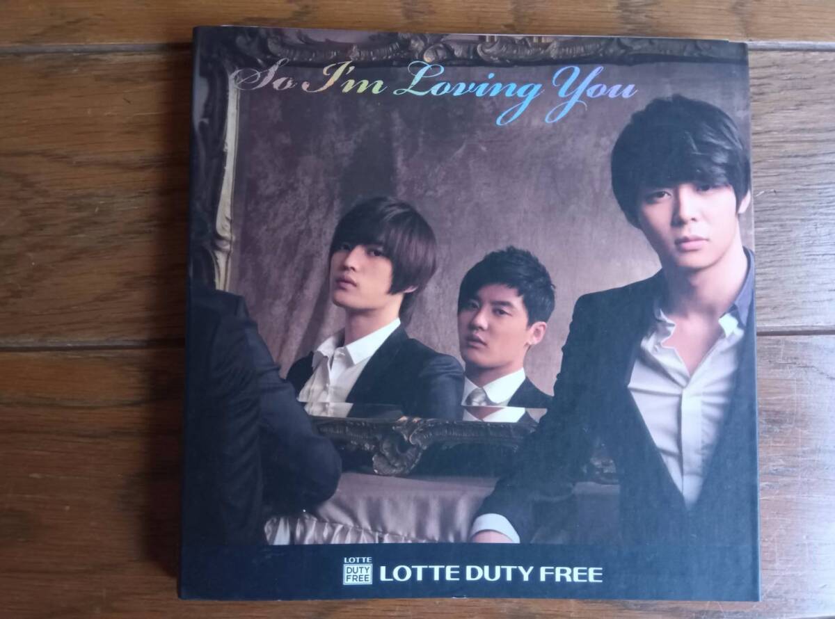 JYJ 東方神起　メンバー　Lotte Duty Free So I'm Loving You メモパッド_画像1