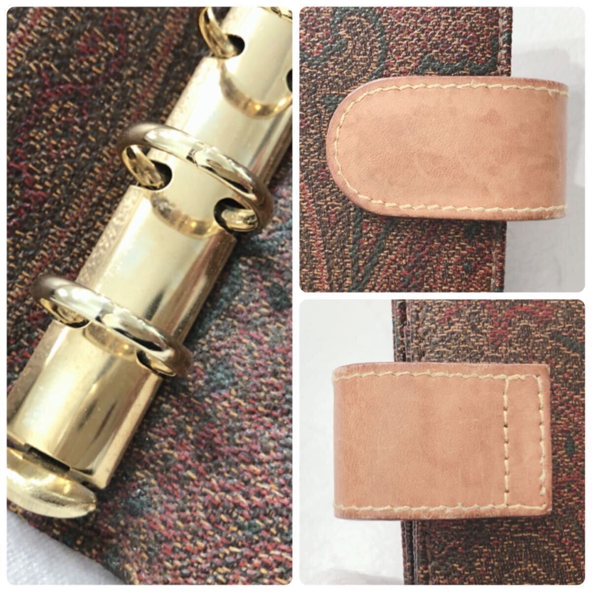 美品 ETRO エトロ 手帳 手帳カバー アドレス帳 ブラウン 茶色 美品 ETRO エトロ 手帳 手帳カバー アドレス帳 ブラウン 茶色