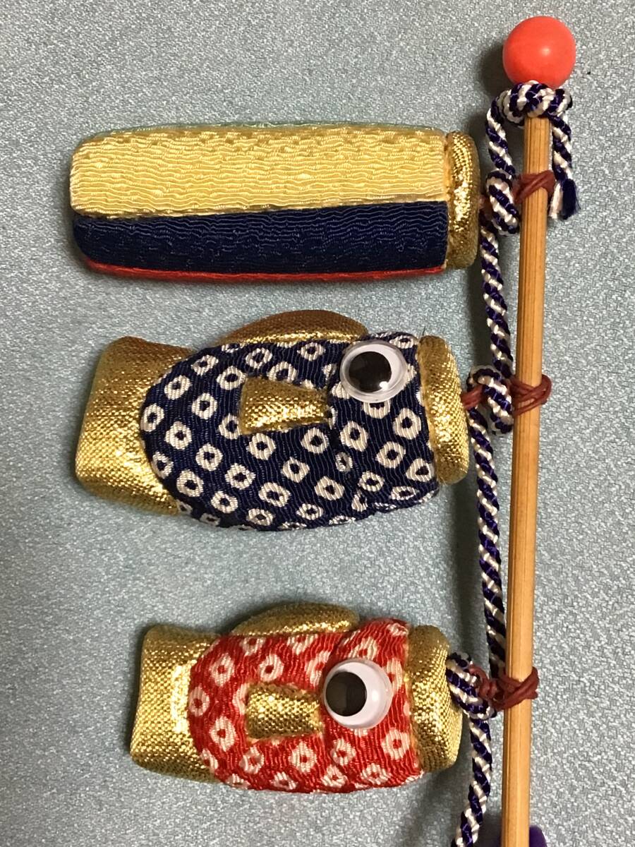 鯉のぼり こいのぼり ハンドメイド 木目込み人形風 美品の画像4