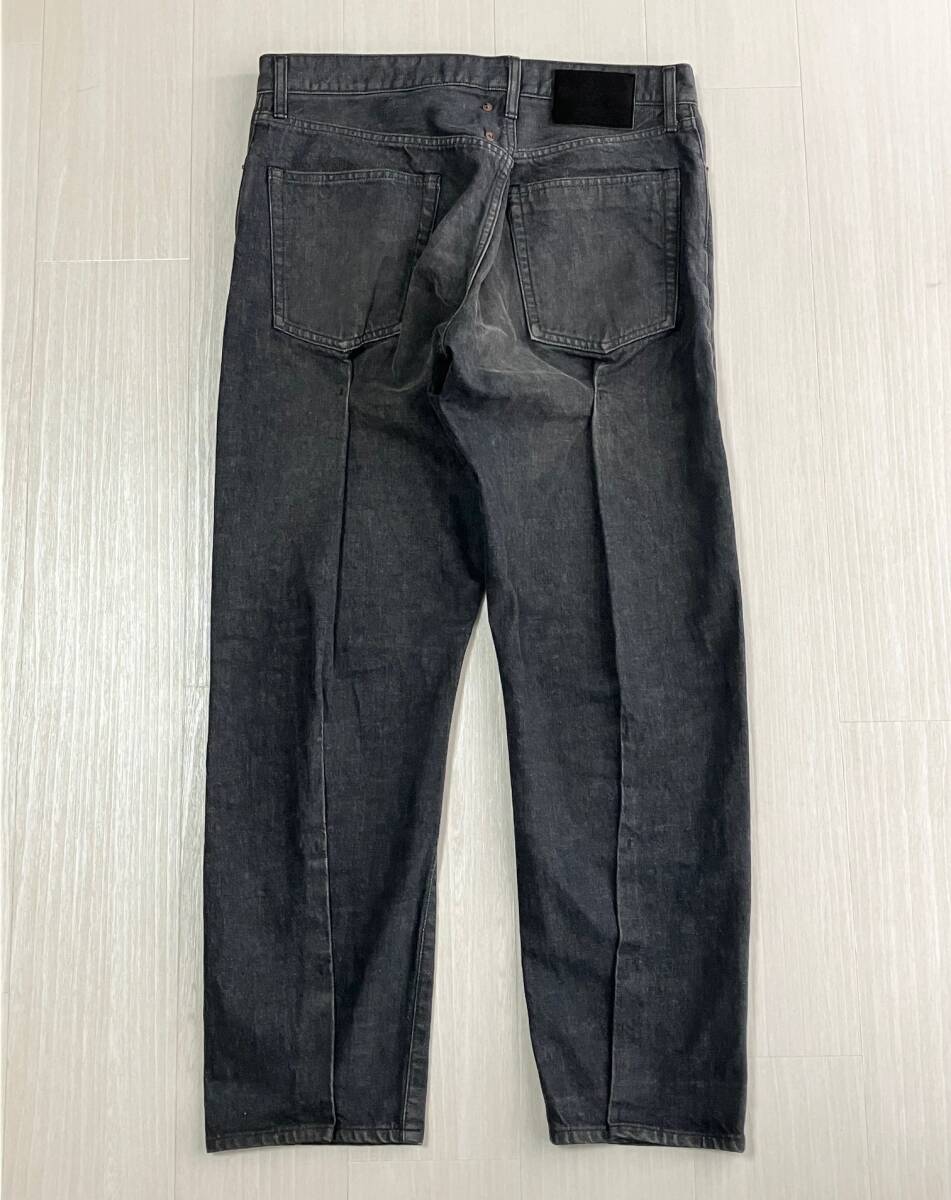 visvim SS JOURNEYMAN PANTS TACKED DMGD BLACK デニムパンツ_画像4