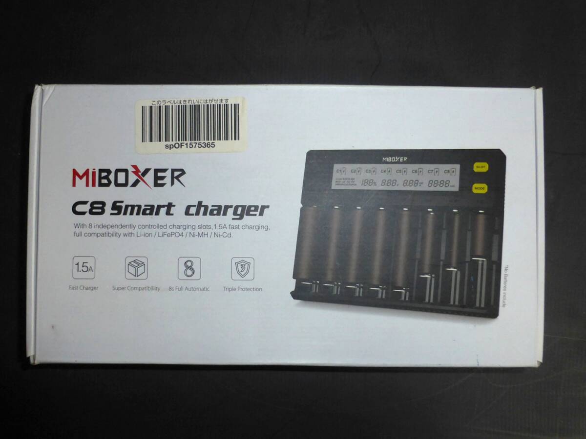 ☆☆☆Miboxer 8スロット独立電池充電器 18650 充電器 C8☆☆☆