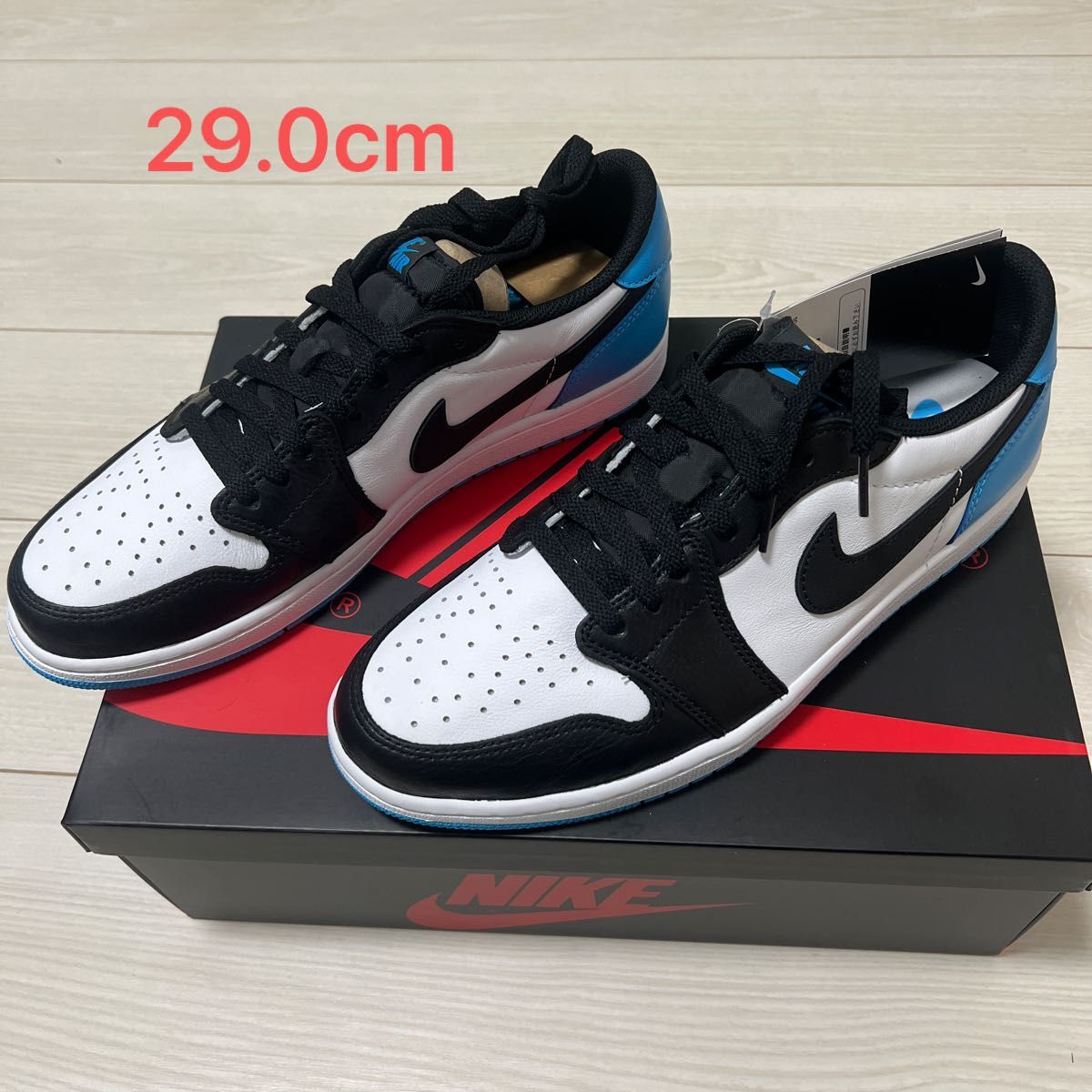 ☆ ナイキ AIR JORDAN1 LOW。29.0cm。新品未使用品。UNCカラー☆