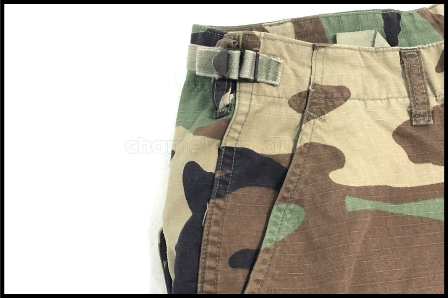 東京)米軍放出品 ウッドランドカモ BDUパンツ SPO100-00 サイズ：MEDIUM-SHORTの画像4