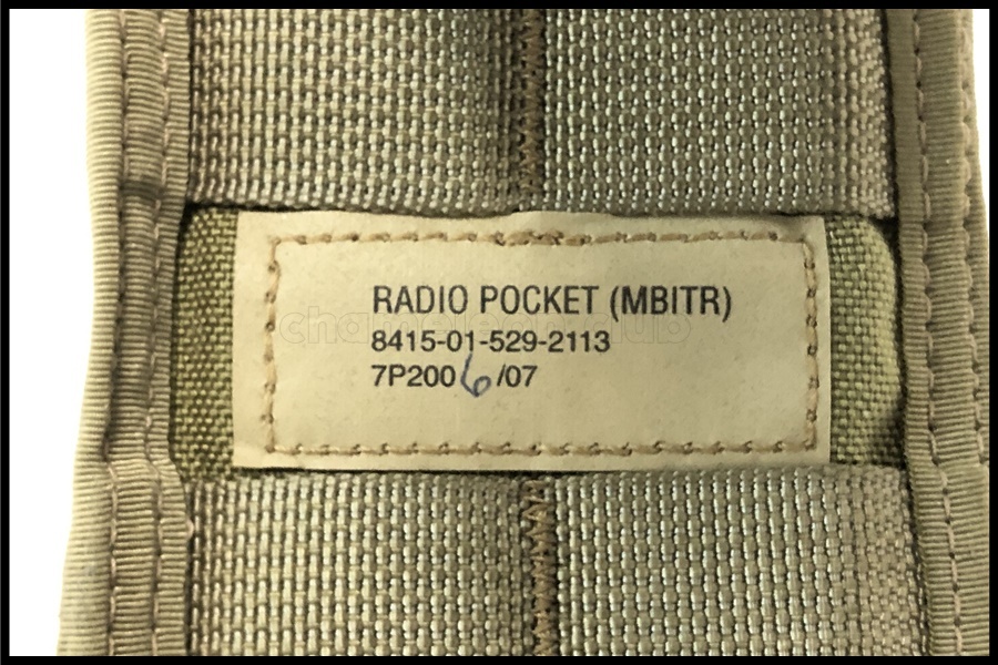 東京)米軍放出品 MBITR ラジオポーチ 2個セット カーキ 実物の画像9