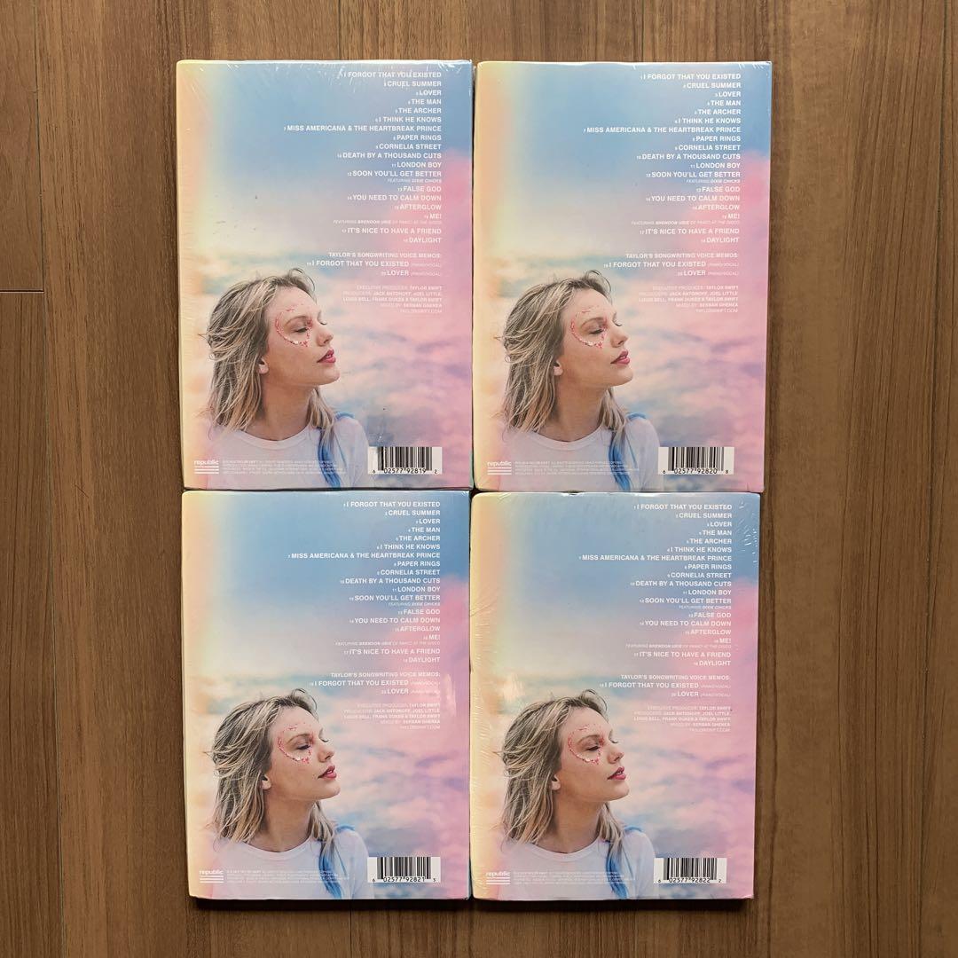 Taylor Swift テイラー・スウィフト Lover Deluxe Album Version ラヴァー EU数量限定盤 4点セット 新品未開封