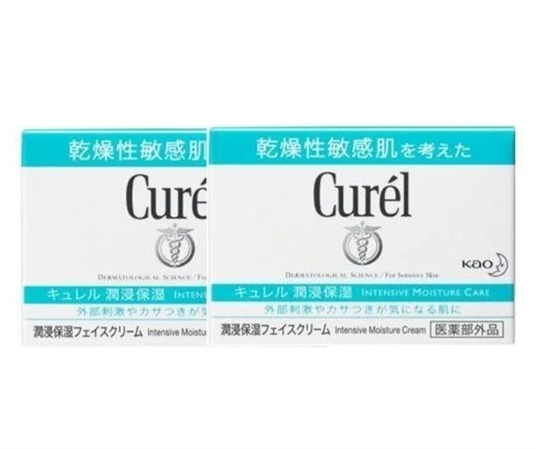 キュレル潤浸保湿フェイスクリーム40g×2コセット_画像1