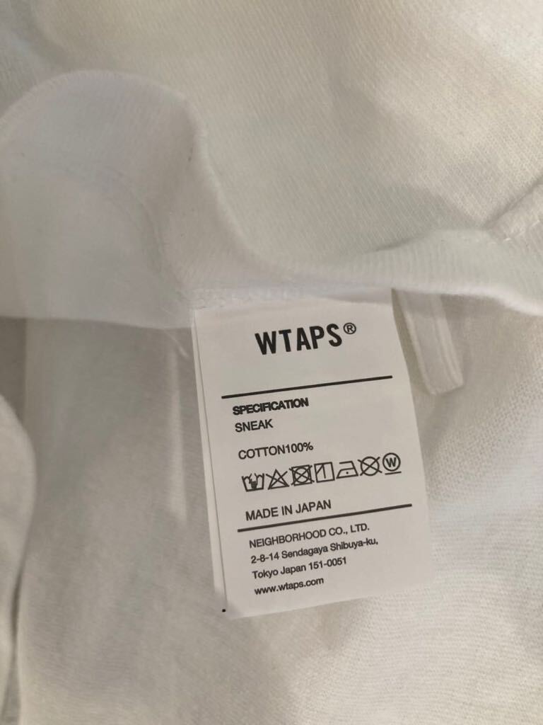 【送料無料】サイズ03 WTAPS DESIGN Tシャツ SNEAK COLLECTION カットソー ダブルタップス_画像4