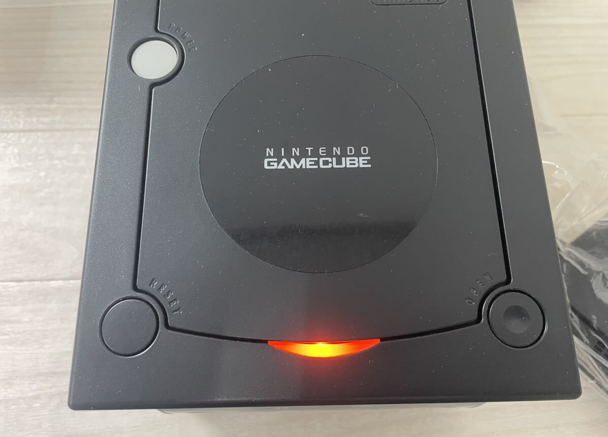 ■【通電確認済み】 GC ゲームキューブ 本体 ブラック 任天堂 Nintendo 箱付 他 コントローラー ゲームボーイプレーヤー 付属品付