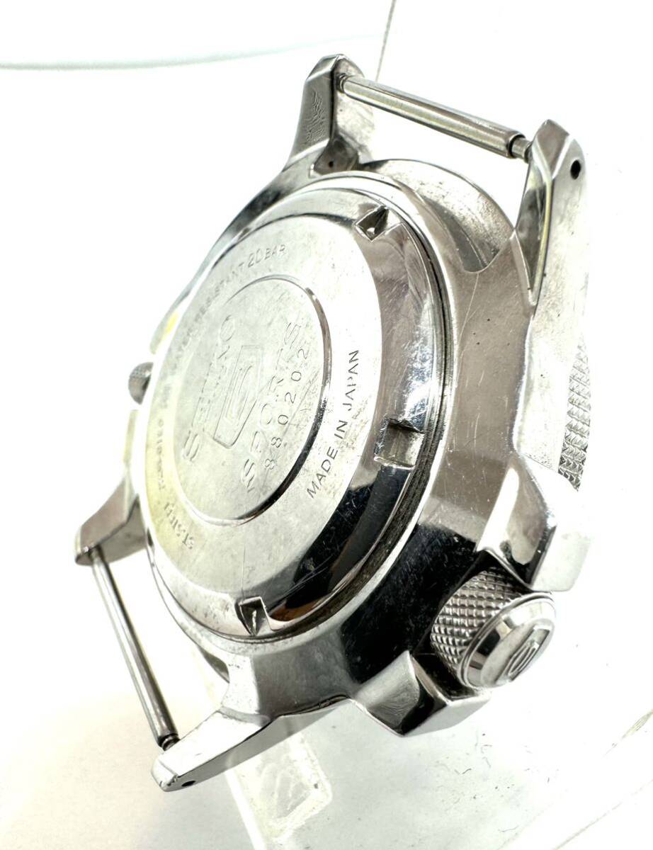 SEIKO セイコー セイコー5 スポーツ 7S36-01E0／ネイビー 自動巻き 腕時計 _画像6