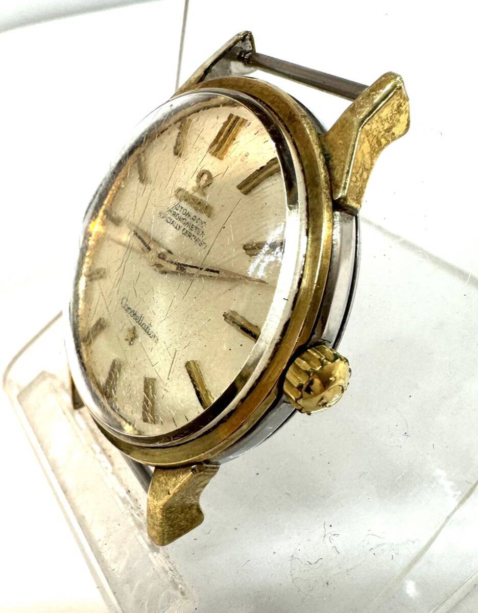 オメガ OMEGA cal.551 自動巻き コンステレーション 12角 メダル ゴールド文字盤 メンズ 腕時計の画像3