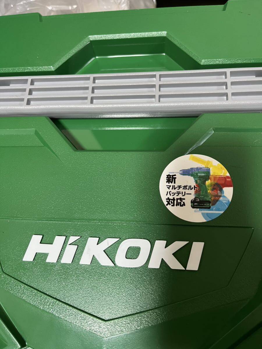 送料無料 未使用 ハイコーキ HIKOKI 日立工機 コードレス 充電式ディスクグラインダ HITACHI G3610DC 本体とケースセットの画像2