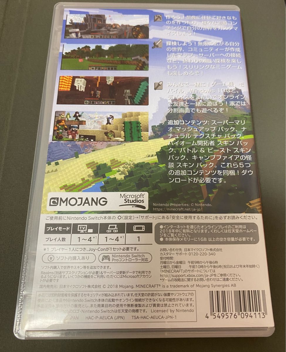 【Switch】 Minecraft マインクラフト