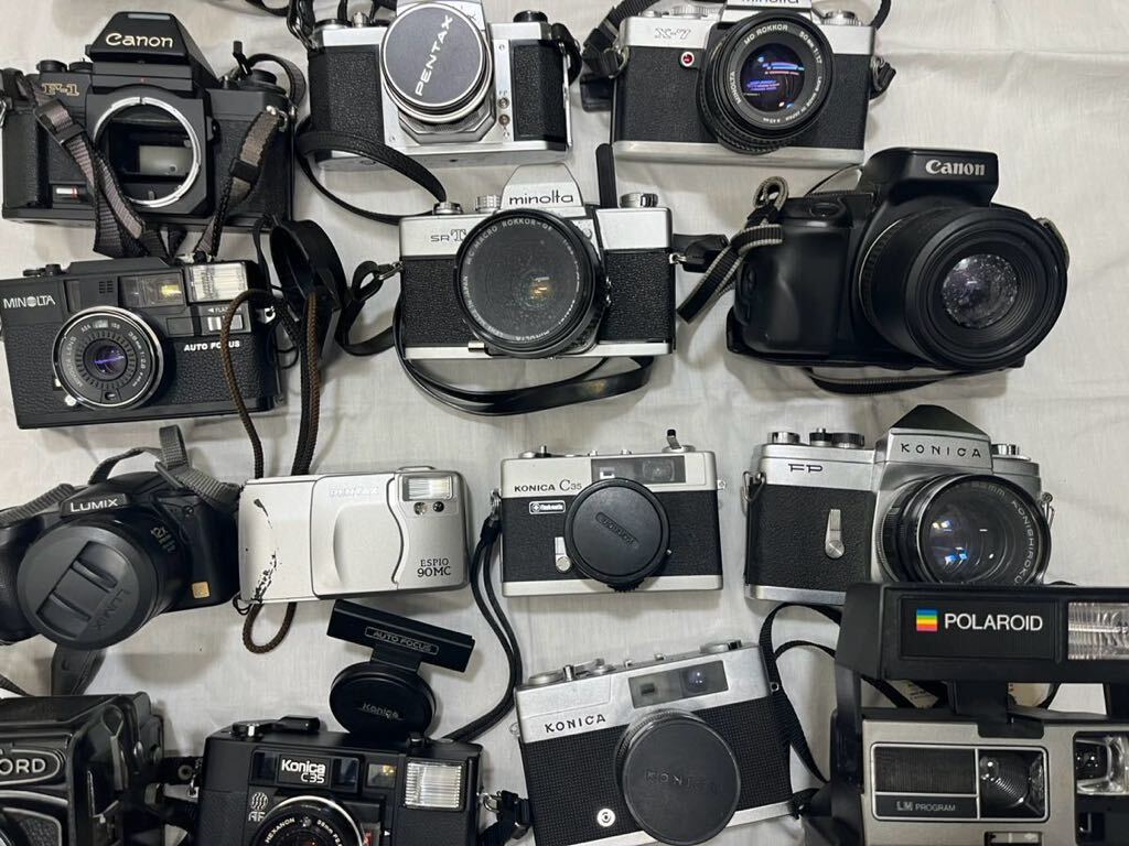 【おまとめ】1円〜 ジャンクカメラ フィルムカメラ デジカメ 19点 Canon MINOLTA PENTAX など約12キロの画像4