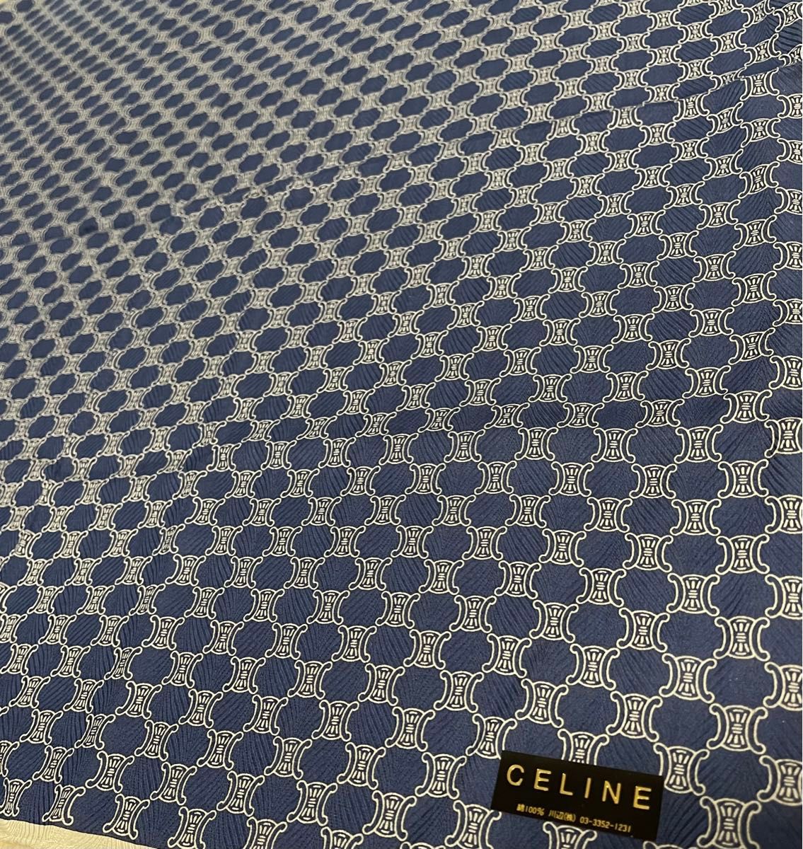 セリーヌハンカチ　ミニスカーフ　マカダム　CELINE 