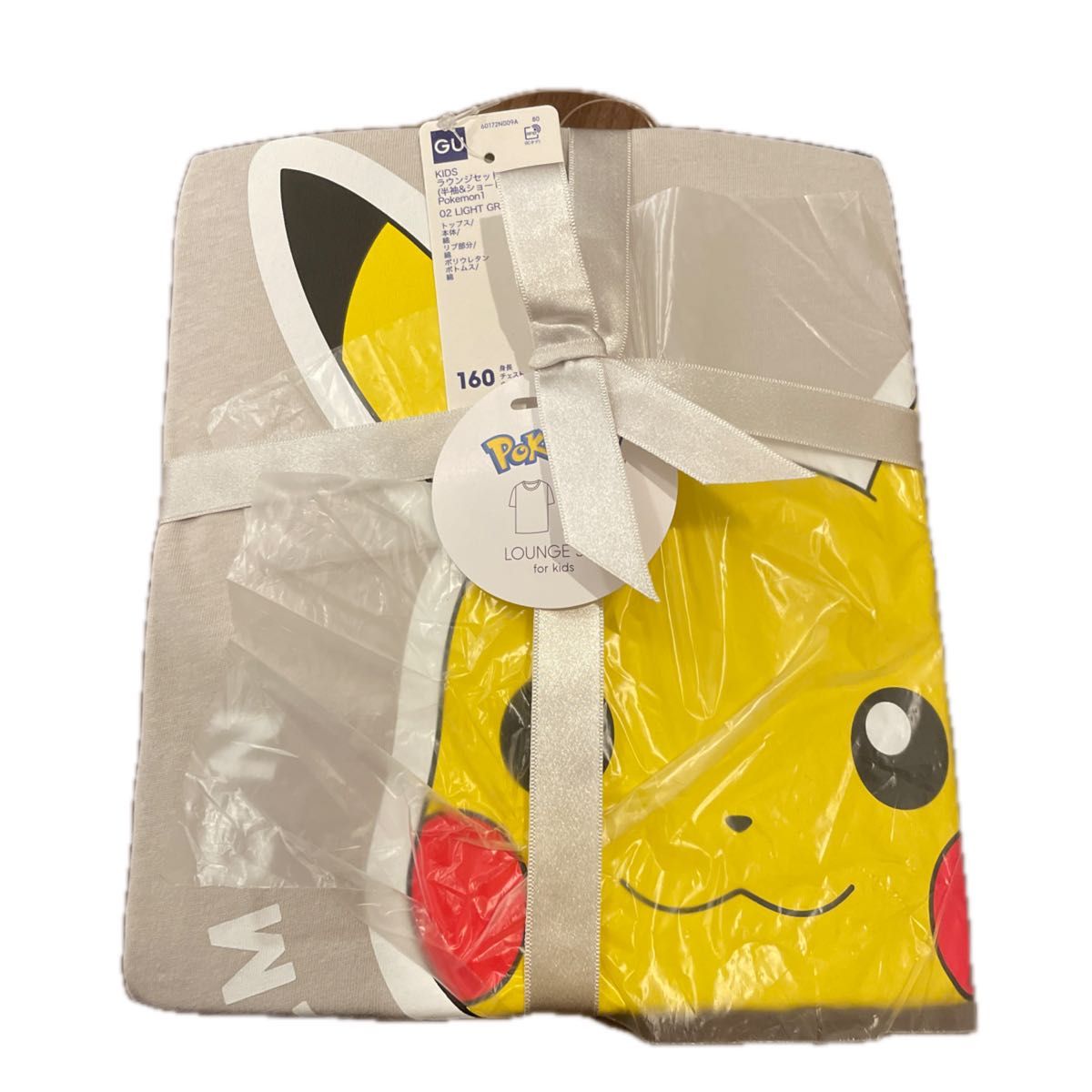 KIDS(男女兼用)ラウンジセット(半袖&ショートパンツ) Pokemon  ポケモン ピカチュウパジャマ ルームウェア 160